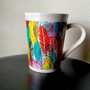 Royal Norfolk multicolor feather printed mug